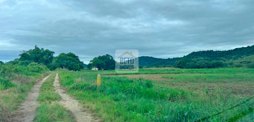 Fazenda 206 alqueires, beirando Rio São João e BR 101 com 2 km