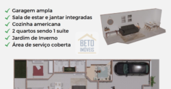 Vendas de casas na planta 2 qts. 1 suíte Malta Residencial II