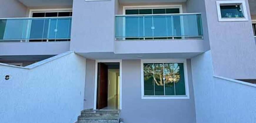 Venda de Casa Duplex Nova 3 qtos 1 suíte com 105m² | São Marcos – Macaé/ RJ