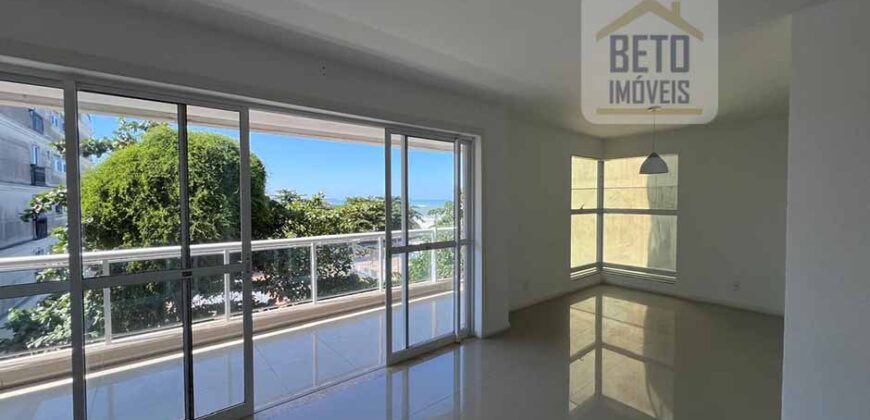 Apto 3 Qutos 1 Suíte 113m² com Vista à Beira-Mar em Cavaleiros | Macaé/RJ