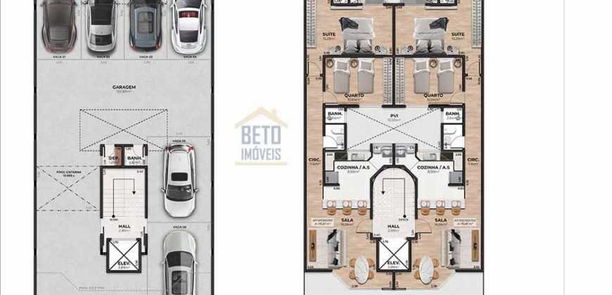Apartamento Novo à Venda 2 Quartos 1 Suíte no Sol e Mar | Macaé/ RJ