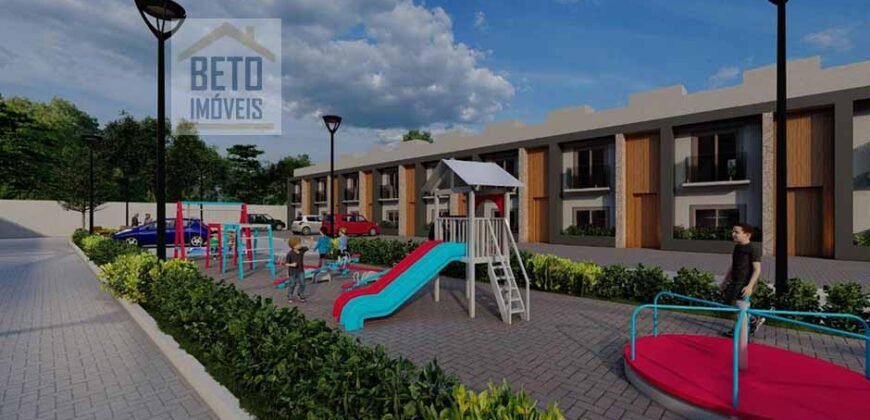 Casa Dúplex Novinha 102 m² 3 Qtos 1 Suíte em Condomínio Fechado na Cancela Preta | Macaé/RJ