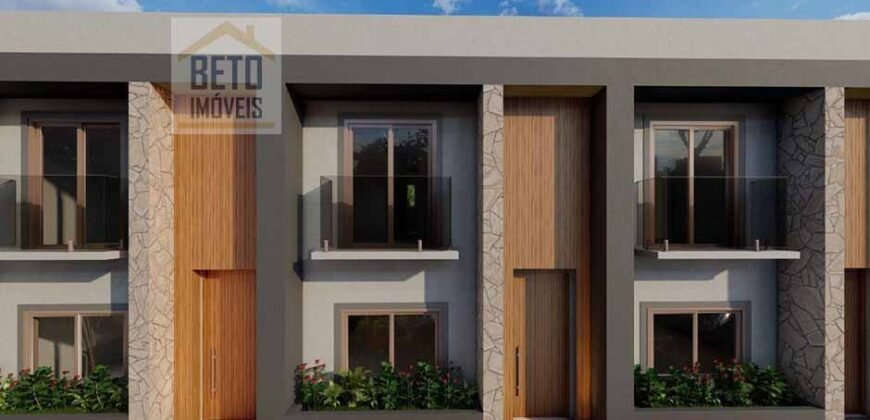 Casa Dúplex Novinha 102 m² 3 Qtos 1 Suíte em Condomínio Fechado na Cancela Preta | Macaé/RJ
