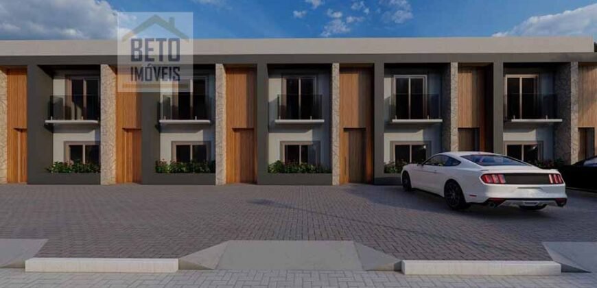 Casa Dúplex Novinha 102 m² 3 Qtos 1 Suíte em Condomínio Fechado na Cancela Preta | Macaé/RJ