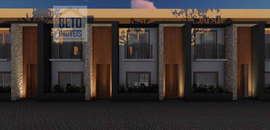 Casa Dúplex Novinha 102 m² 3 Qtos 1 Suíte em Condomínio Fechado na Cancela Preta | Macaé/RJ