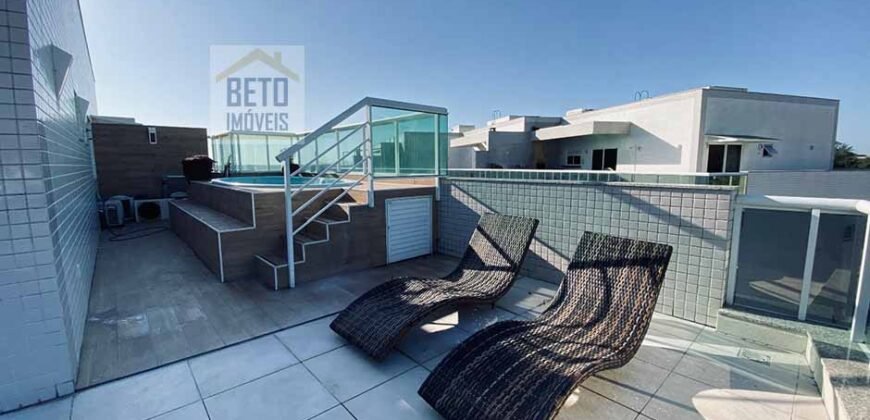 Cobertura de Luxo à Venda 140 m² 2 Qtos 1 Suíte Piscina Privativa no Lê Bon Vivant | Arraial do Cabo/RJ